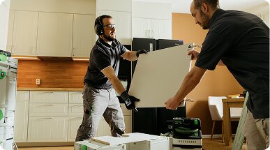 Komplette Küchenmontage